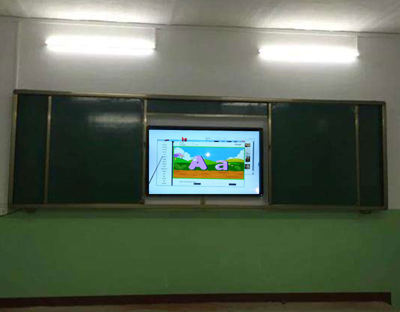六盤(pán)水學(xué)校壁掛觸摸一體機(jī)教育行業(yè)解決方案
